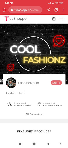 T-shirt design - Fashionz Hub Screen 3