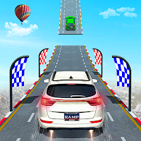 Mega Ramp Ambulance Car Stunts Game