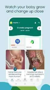 Baby size tracker app sale