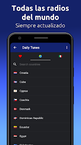 Captura 3 Daily Tunes - Radios mundiales android