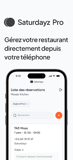 Android application Saturdayz Pro screenshort