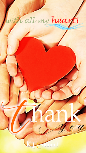 Android application Thank You Card screenshort