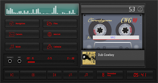 Captura de Pantalla 4 Cassette - theme for CarWebGur android