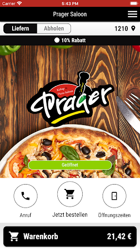 Android application Prager Saloon screenshort