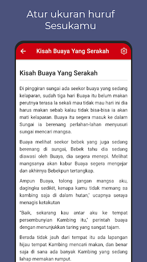 Dongeng Binatang Fabel Offline Screen 3