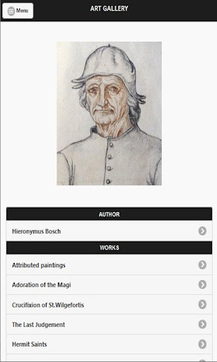 Android application El Bosco - Art Gallery screenshort