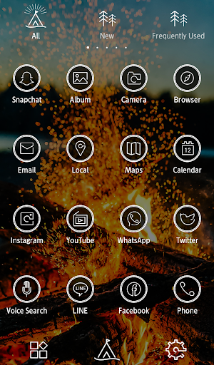 Bonfire Theme +HOME Screen 3