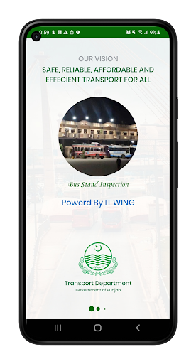 Android application Bus Stand Inspection screenshort