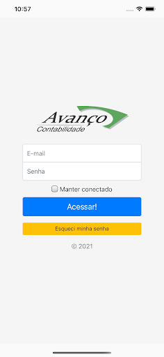 Android application Avanço Contabilidade screenshort