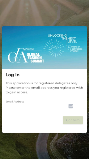 Android application Global Fashion Summit screenshort