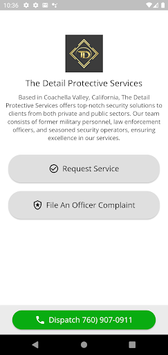 Android application The Detail screenshort