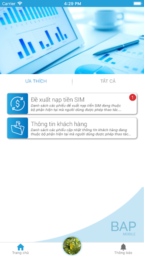 Android application BAP Mobile screenshort