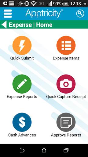 Apptricity Expense Screen 2