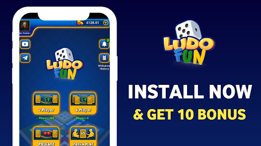 LUDO FUN - Play and Earn Money  screenshots 1