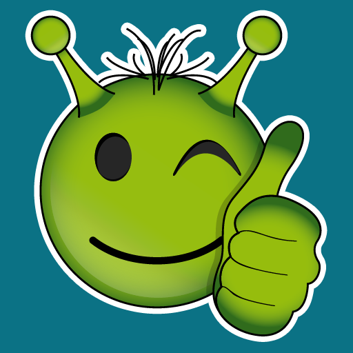 Alien Stickers - WAStickerApps logo