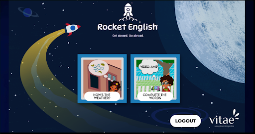 Android application Rocket English screenshort
