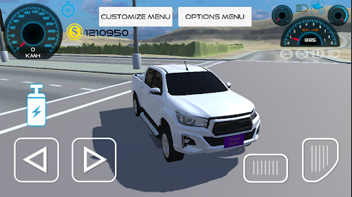 Android application Revo Hilux Car Drive Game 2021 screenshort