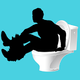 Toilet seat madness icon