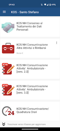 Android application CON.DI.TA. screenshort