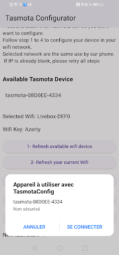 TasmotaConfig Screen 2