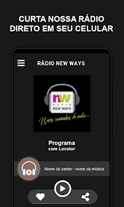 Rádio New Ways 1.1 APK + Мод (Unlimited money) за Android