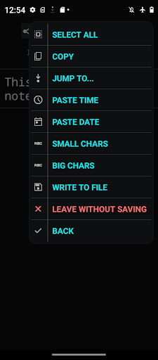 Notes Screen 3