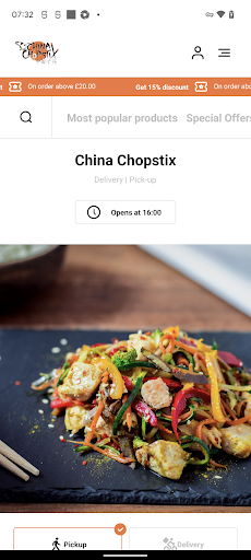 Android application China Chopstix Bradford screenshort