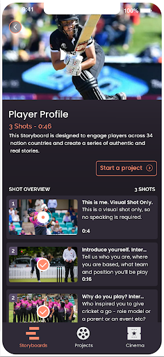 Android application Cinefly screenshort