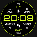 Awf Active xV: Watch face