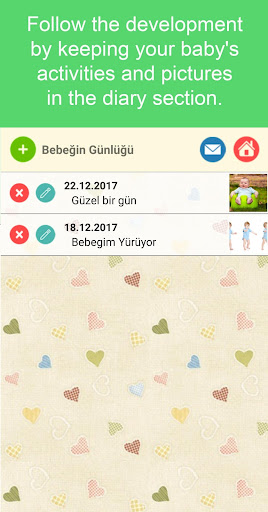 Baby weight control Screen 3