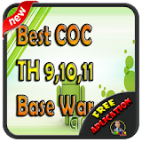 Best coc th9,10,11 base war icon