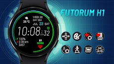 Futorum H1 Digital watch faceのおすすめ画像1