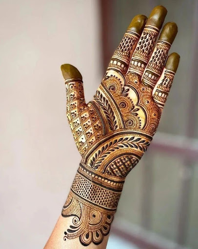 Mehndi Design  Blouse Design