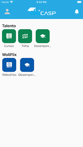 Android application Unicasp screenshort