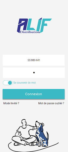 Android application ALIF DISTRIBUTION screenshort
