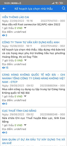 Mua Sắm Công: Mạng Đấu Thầu Screen 2