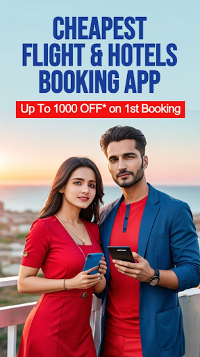 Android application BookMyTrip Flights Hotels App screenshort