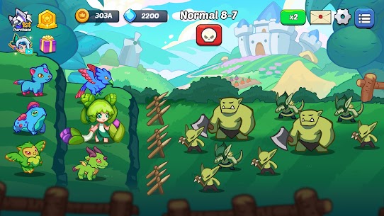 Monsters Clash MOD APK :Idle RPG Games (Attack Speed Multiplier/God Mode) 4