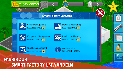 myFactoryMania Screen 2