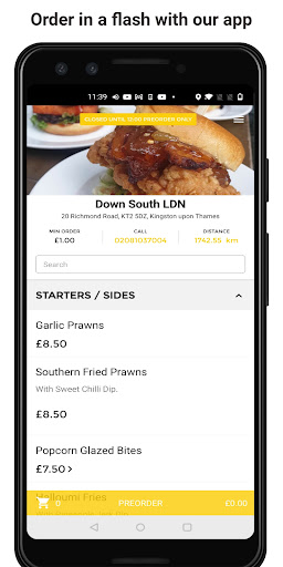 Android application Down South LDN screenshort