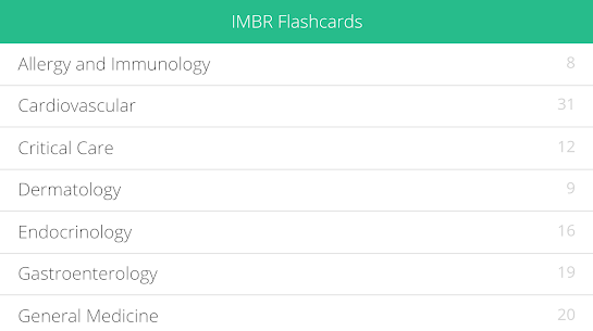 ACP Flashcards: IMBR 1