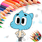 Coloring Pages for Gumball icon