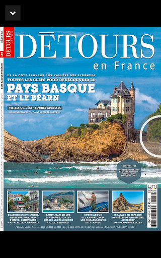 Android application Détours en France - Magazine screenshort
