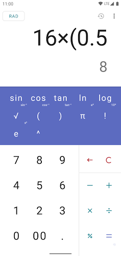 Android application Calculator by @oliverapps screenshort