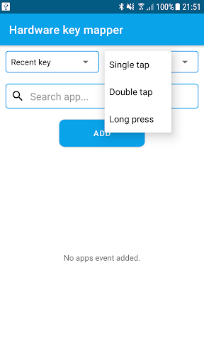 Hardware key mapper Screen 3