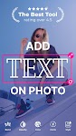 screenshot of Add text on photo Fonts for IG