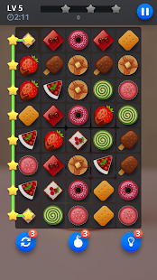 Tile Connect Sweet : Classic Pair Matching Puzzle