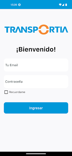 Android application Transportia screenshort