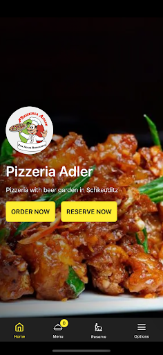 Android application Pizzeria Adler screenshort