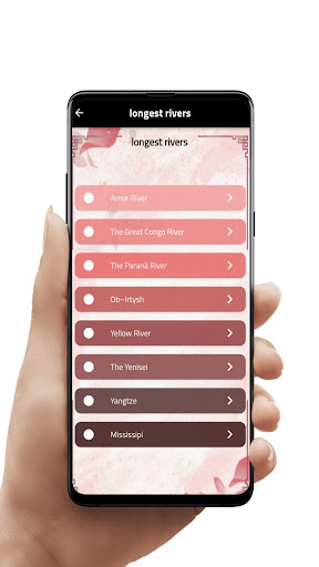 Longest rivers Screen 2